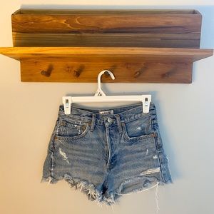 AGOLDE Parker Vintage Loose Fit Cutoff Shorts